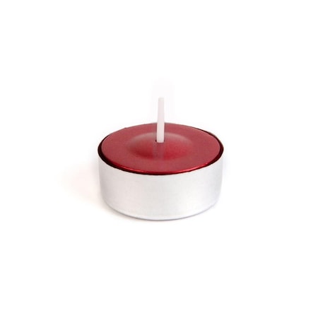Jeco Metallic Red Tealight Candles, 600PK CTZ-042
